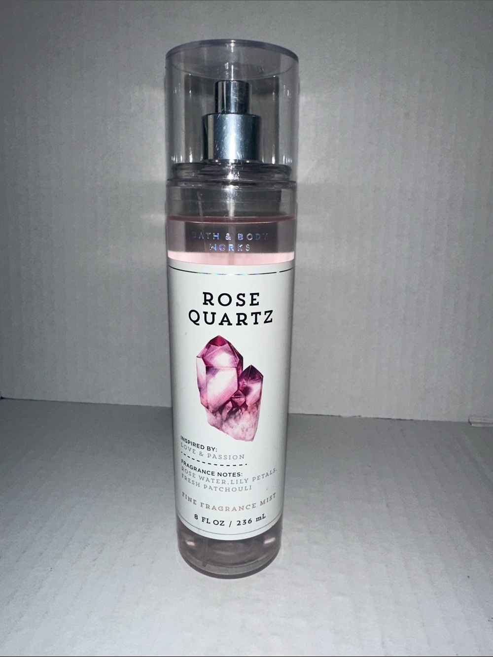 Bath & Body Works Rose Quartz Fragrance Mist - Light Pink